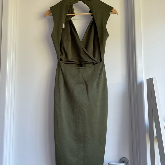 ASOS Design wrap collared pencil midi dress - Picture 5 of 7